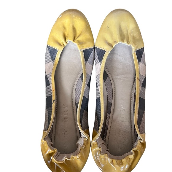 Burberry Plaid Ballet Flats - Picture 1 of 3
